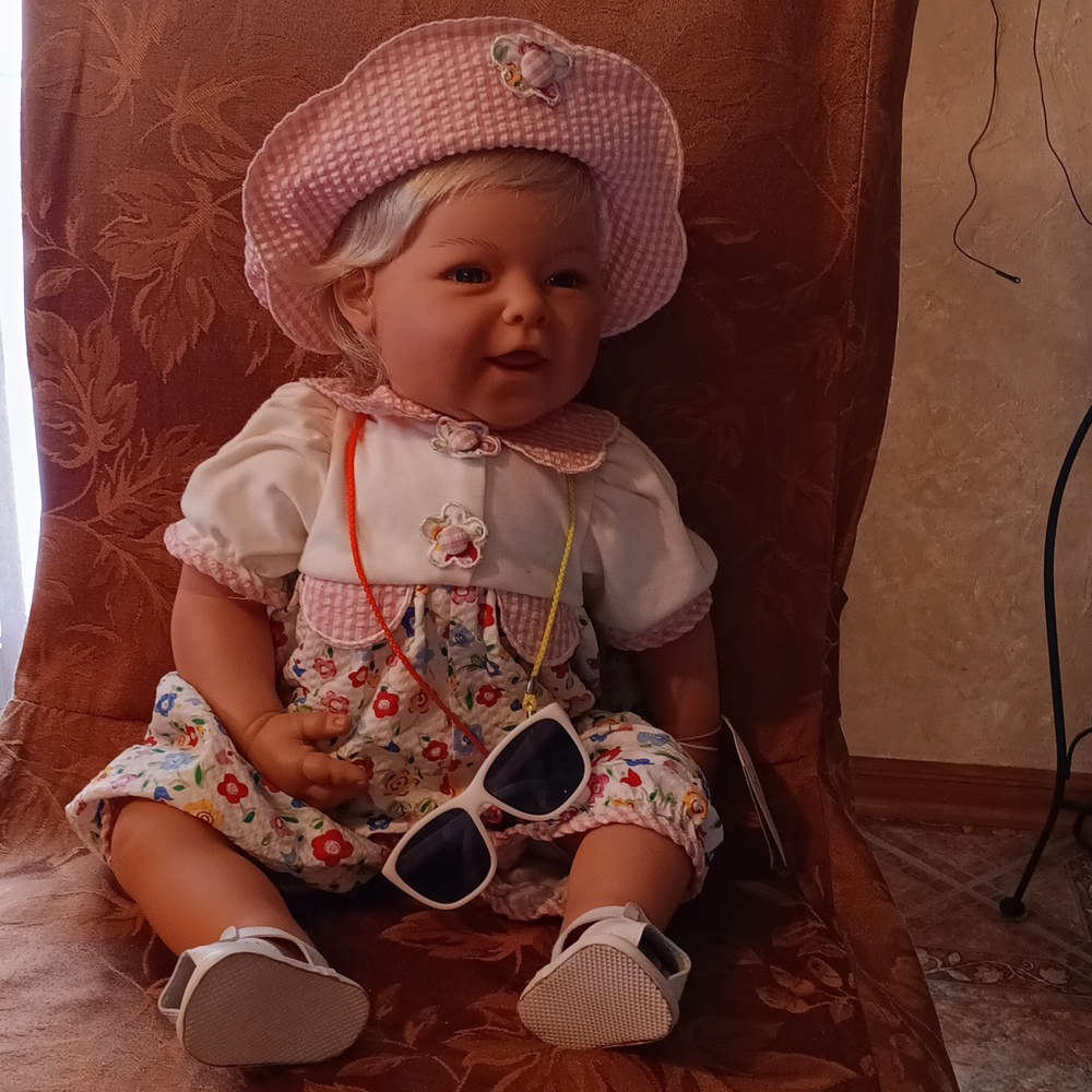 22" Lee Middleton by Reva "Fun in the Sun" vinyl baby doll